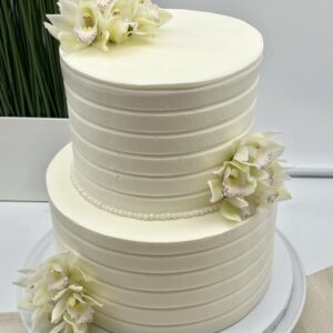 Wedding cake -flowers- design 1