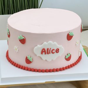 Strawberry Theme Cake
