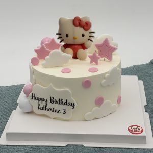 Hello Kitty Round Cake